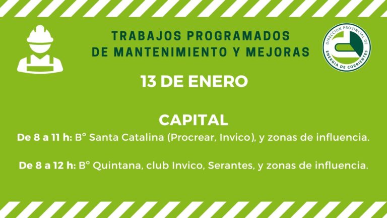La DPEC realizará trabajos de mejoras en Capital e Itá Ibaté
