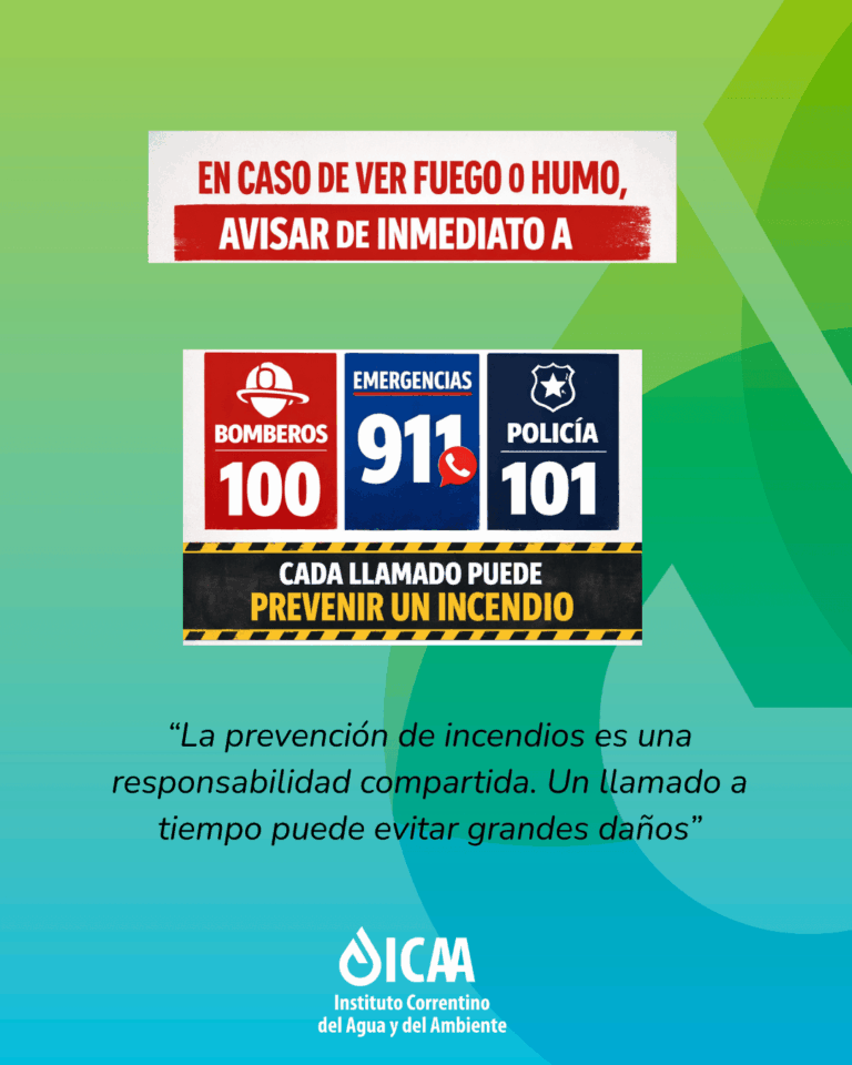 ICAA refuerza recomendaciones ante el riesgo de incendios