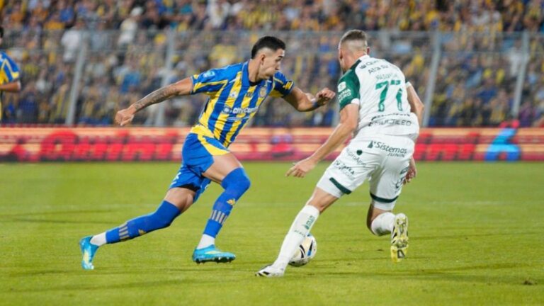 Vista aérea del estadio Gigante de Arroyito, sede del partido entre Central Córdoba y Sarmiento.