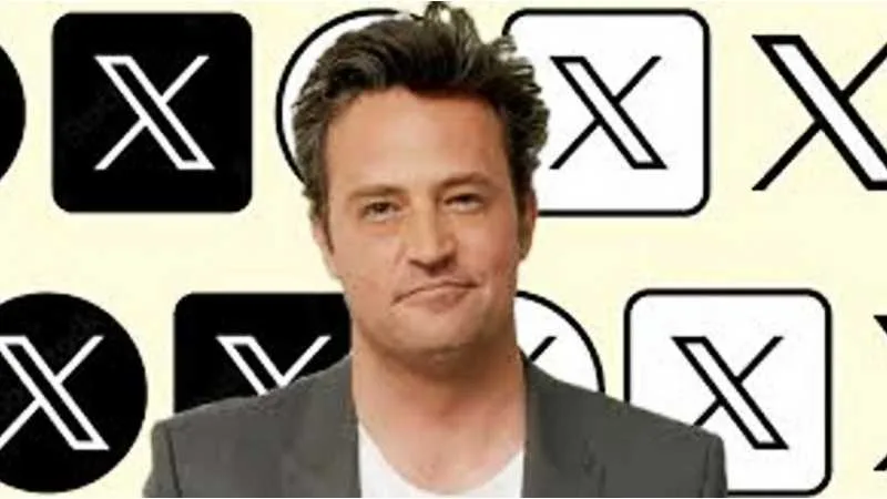 Fotografía de Matthew Perry en su papel de Chandler Bing en la serie Friends