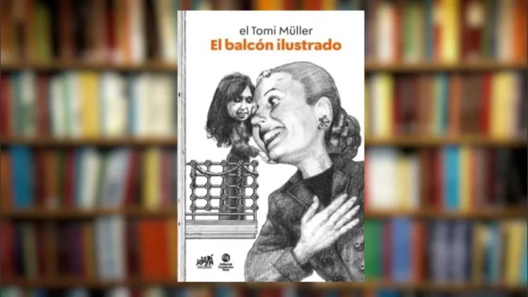 Libro "El balcón ilustrado" del dibujante rosarino Tomi Müller.