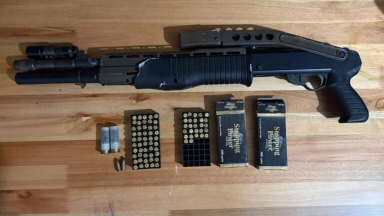 Efectivos policiales en procedimiento por disparos en terraza, zona oeste de Santa Fe
