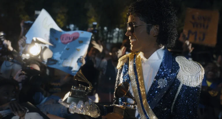 Afiche promocional de la película 'Michael', biografía de Michael Jackson, y otros estrenos de cine.