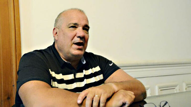 Julián Galdeano, secretario de Vinculación Estratégica de la provincia de Santa Fe, durante una entrevista.