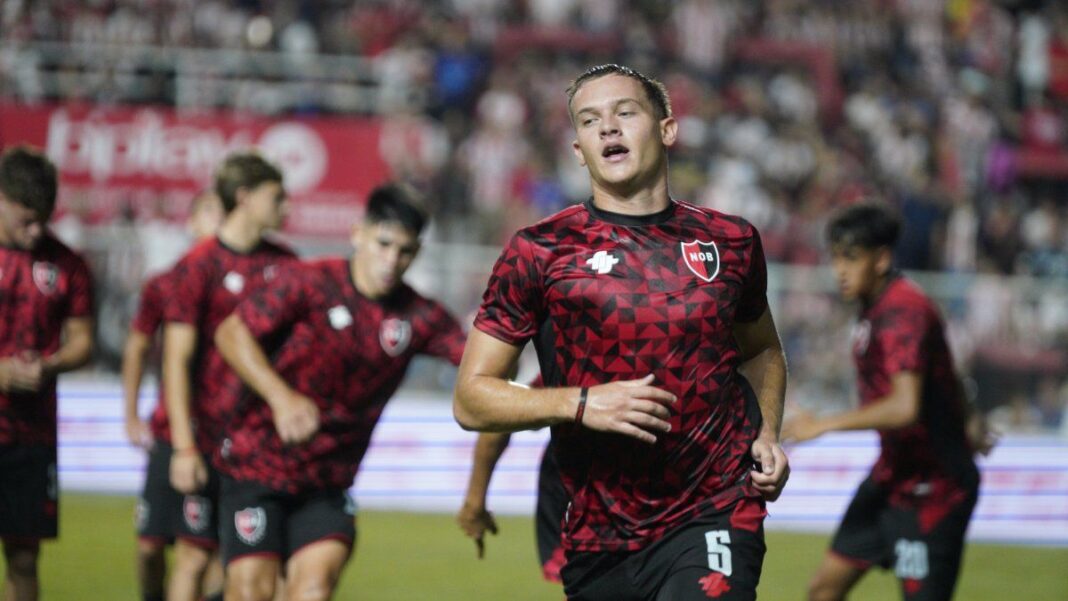 Luca Regiardo, capitán de Newell's, durante una entrevista