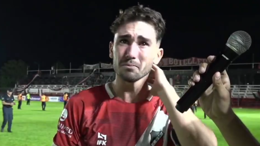 Marcelo Eggel, futbolista de Deportivo Maipú, formado en Newell's Old Boys
