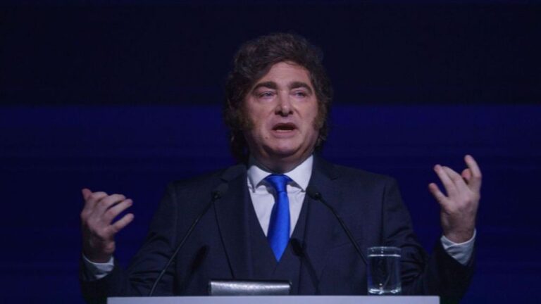 Javier Milei en el evento AmCham Summit 2026