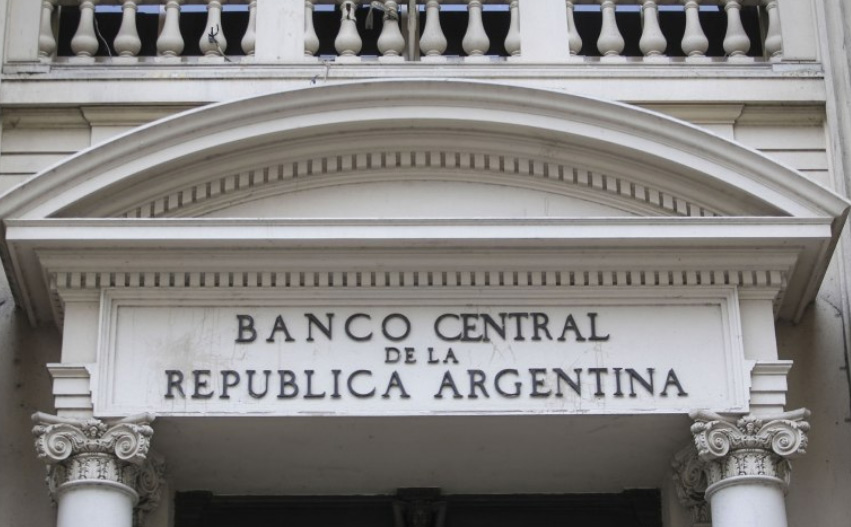 Sucursal del Banco Nación en Santa Fe durante paro gremial