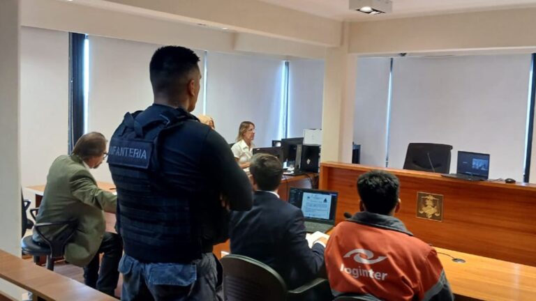 Torre judicial de San Jorge, lugar donde se desarrolló la audiencia.