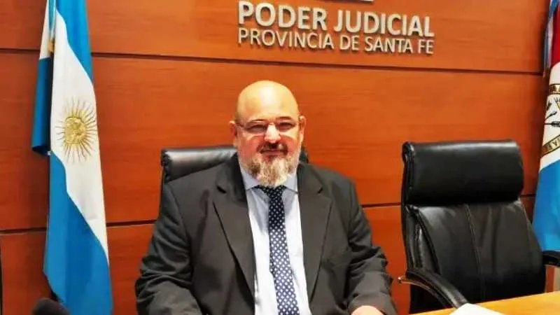 Juez Mauricio Martelossi en el Tribunal de Enjuiciamiento de Santa Fe