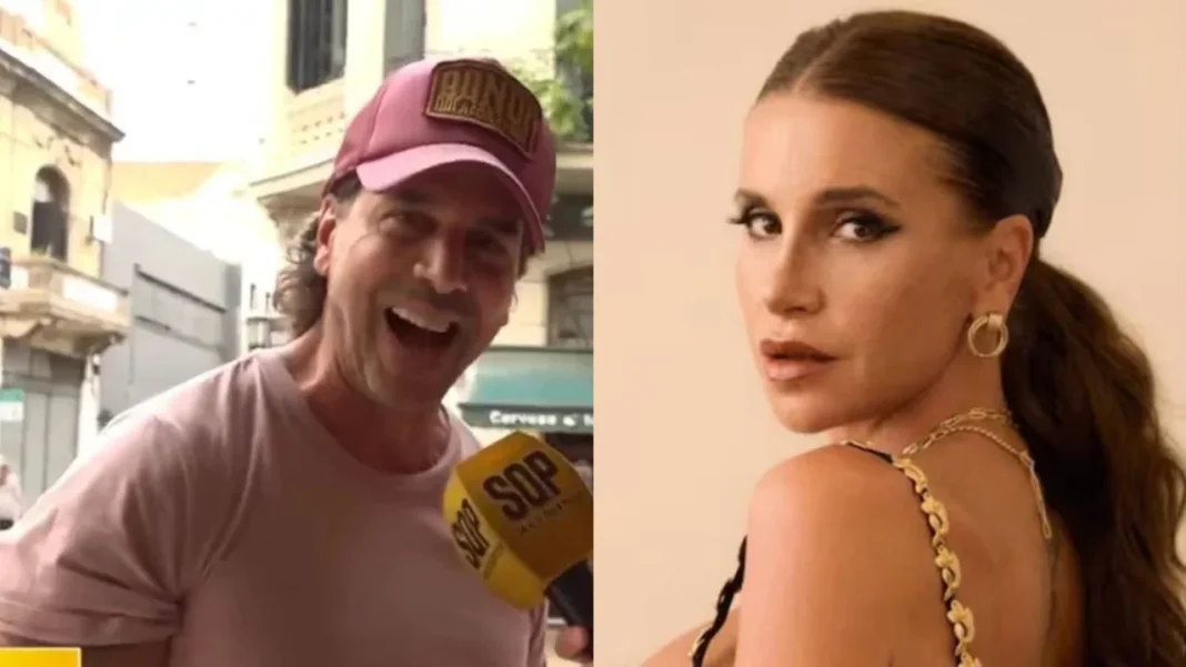 Santiago Almeyda, ex participante de Gran Hermano, en una entrevista.