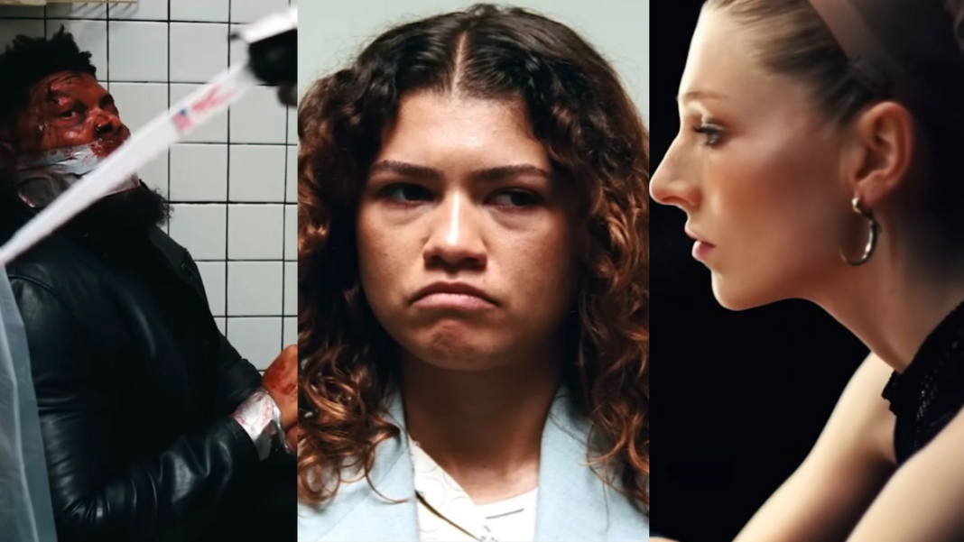 Fotograma del segundo tráiler de la tercera temporada de la serie Euforia con los personajes principales.