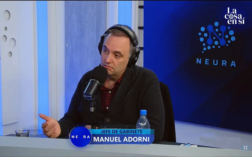 Manuel Adorni en entrevista con Alejandro Fantino en streaming Neura