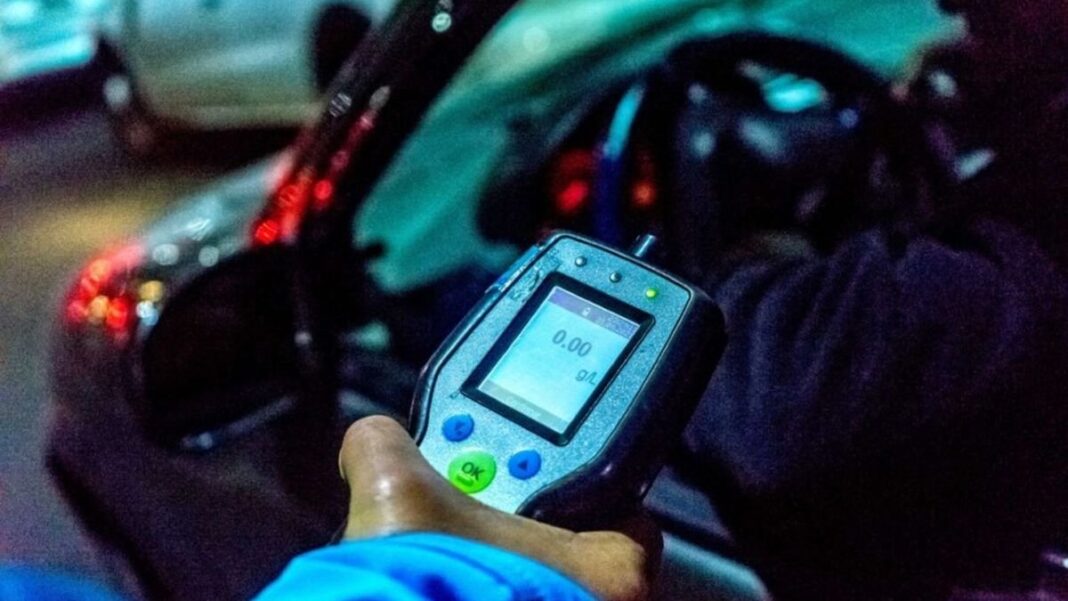 Operativo de control de alcoholemia en Rosario