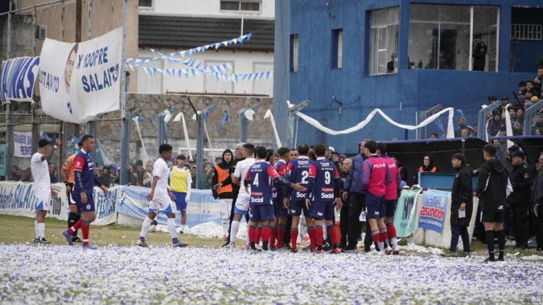 Estadio José Martín Olaeta durante el clásico entre Argentino y Central Córdoba