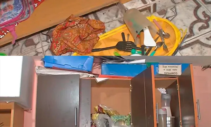 Puerta de ingreso del comedor comunitario Primero los Niños en Rouillón al 3600, barrio Triángulo