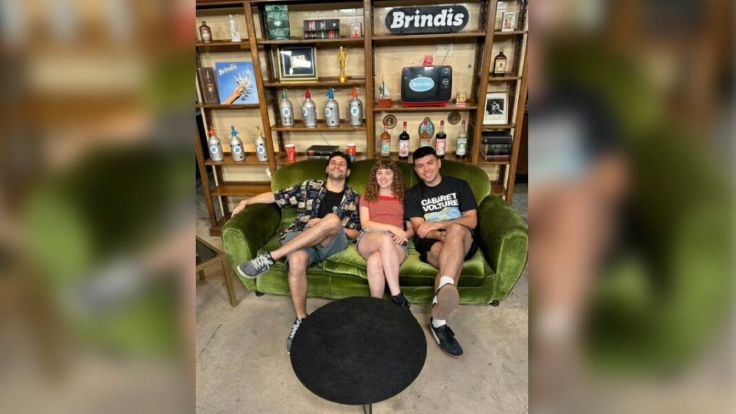 Estudio de Brindis TV adaptado para el especial del 25 de Mayo