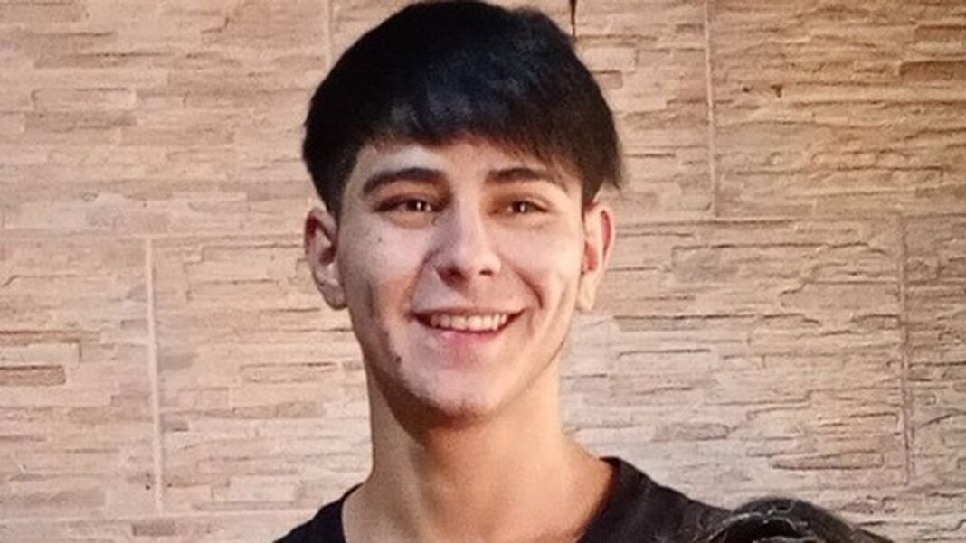 Fotografía de Benjamín Scerra, joven de 19 años asesinado en Granadero Baigorria