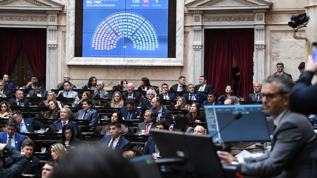 Sesión de la Cámara de Diputados de la Nación