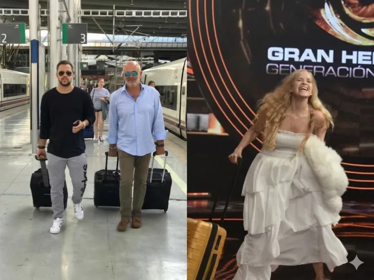Grecia Colmenares y Marcelo Pelegri en una foto de archivo
