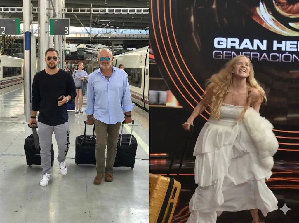 Grecia Colmenares y Marcelo Pelegri en una foto de archivo