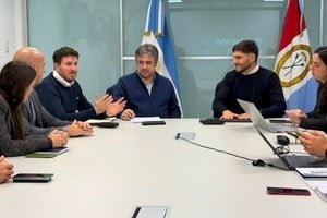 Reunión semanal de seguridad en Rosario con Maximiliano Pullaro y Federico Angelini