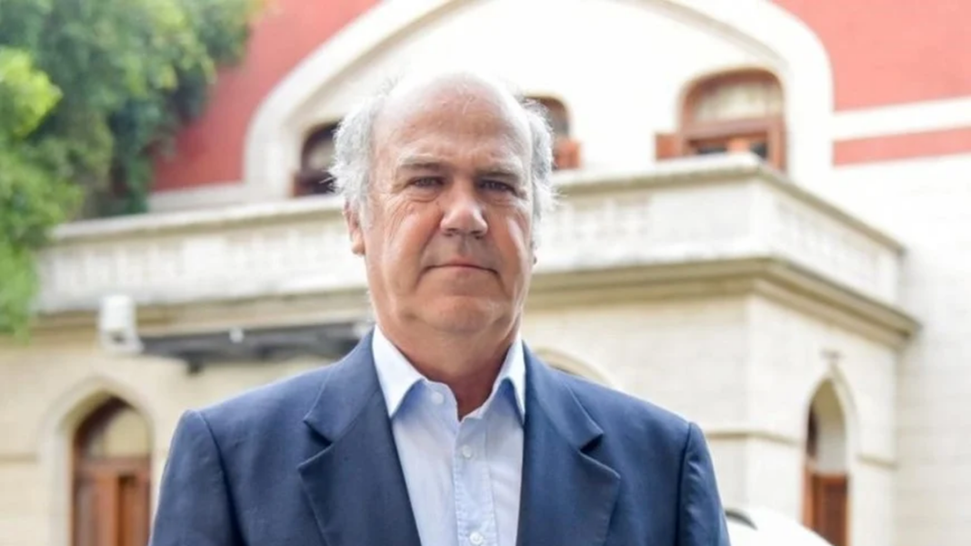 Sergio Iraeta durante su discurso en el congreso de Maizar en Santa Fe