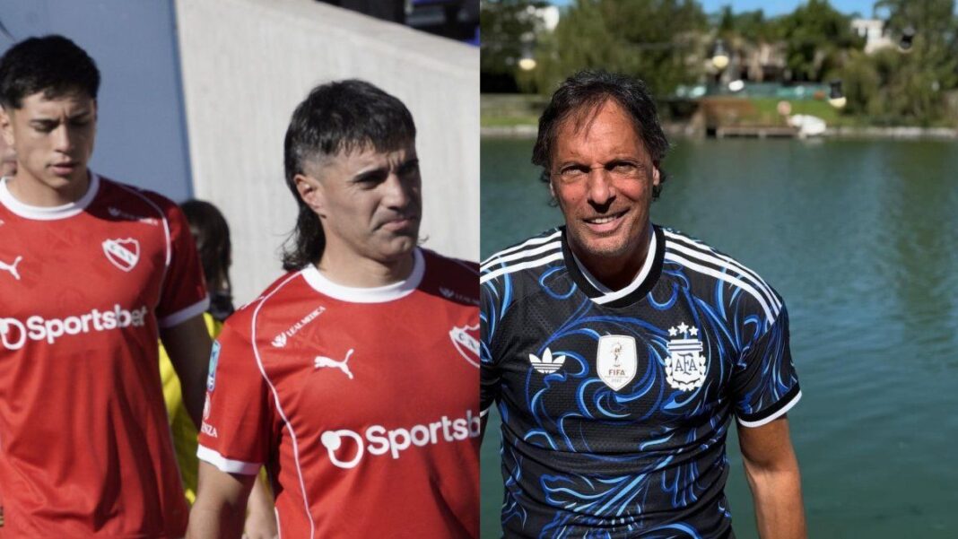 Ignacio Malcorra durante un partido de Independiente
