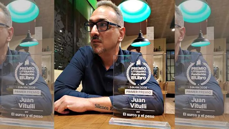 Juan Vitulli en la Feria del Libro de Buenos Aires