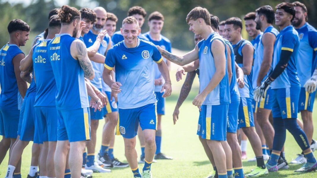 Marco Ruben durante un partido de Rosario Central