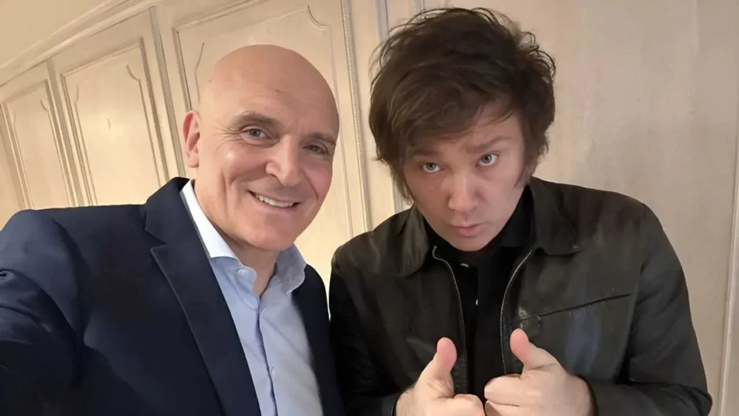 Javier Milei en un acto oficial