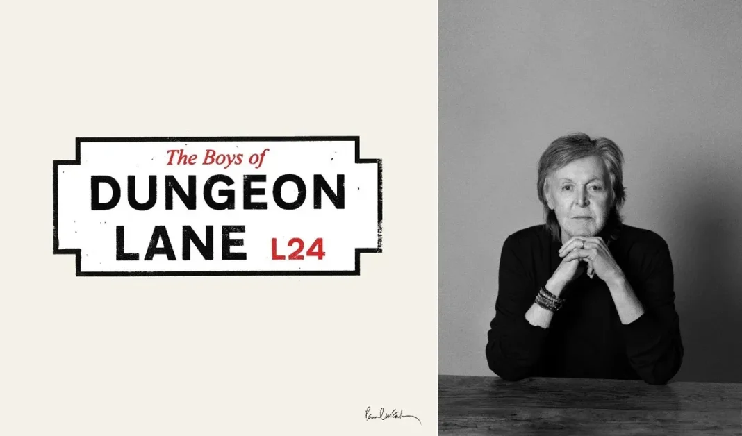 Paul McCartney en el estudio de grabación durante la producción de The Boys of Dungeon Lane