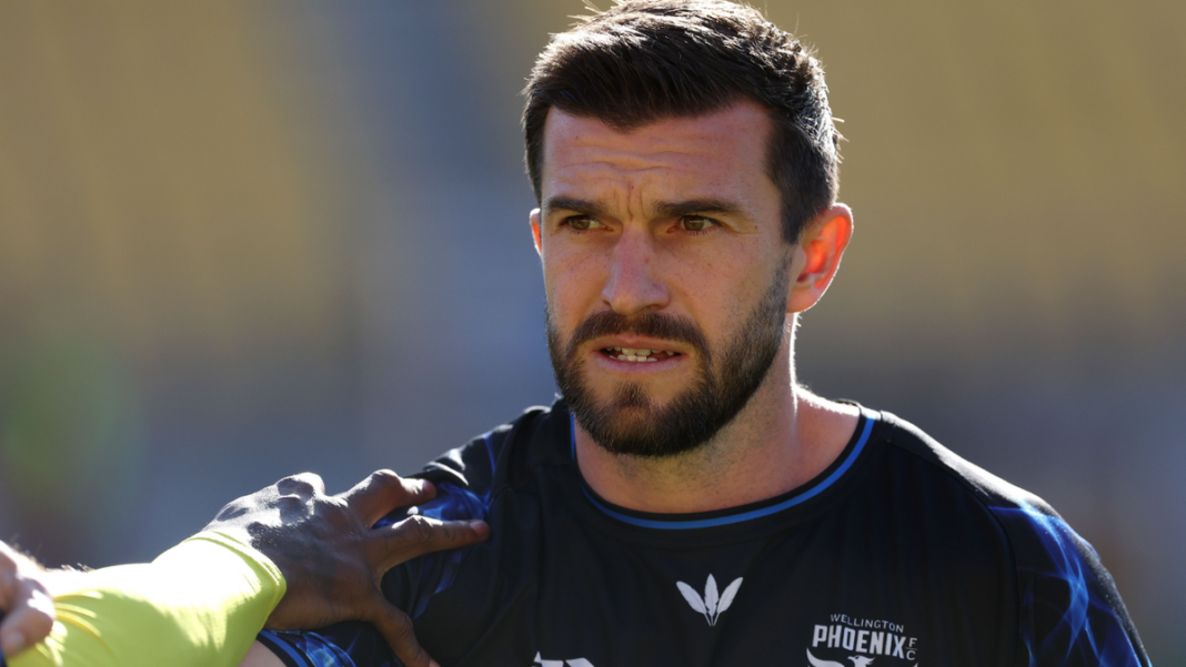 Tim Payne, defensor de la selección de Nueva Zelanda, durante un partido