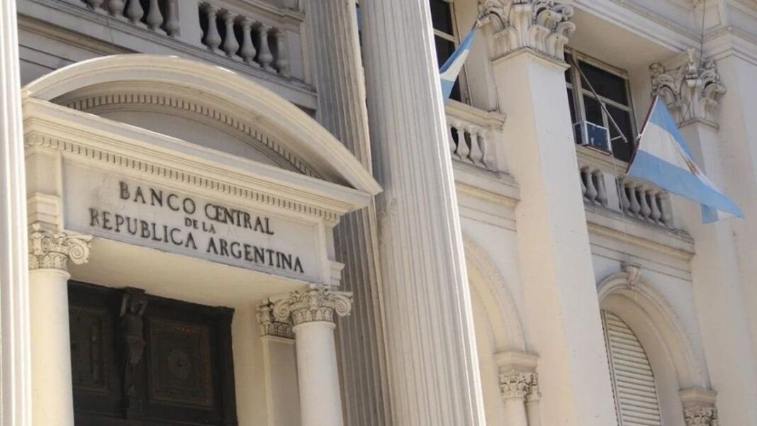 Gráfico de reservas del Banco Central de la República Argentina