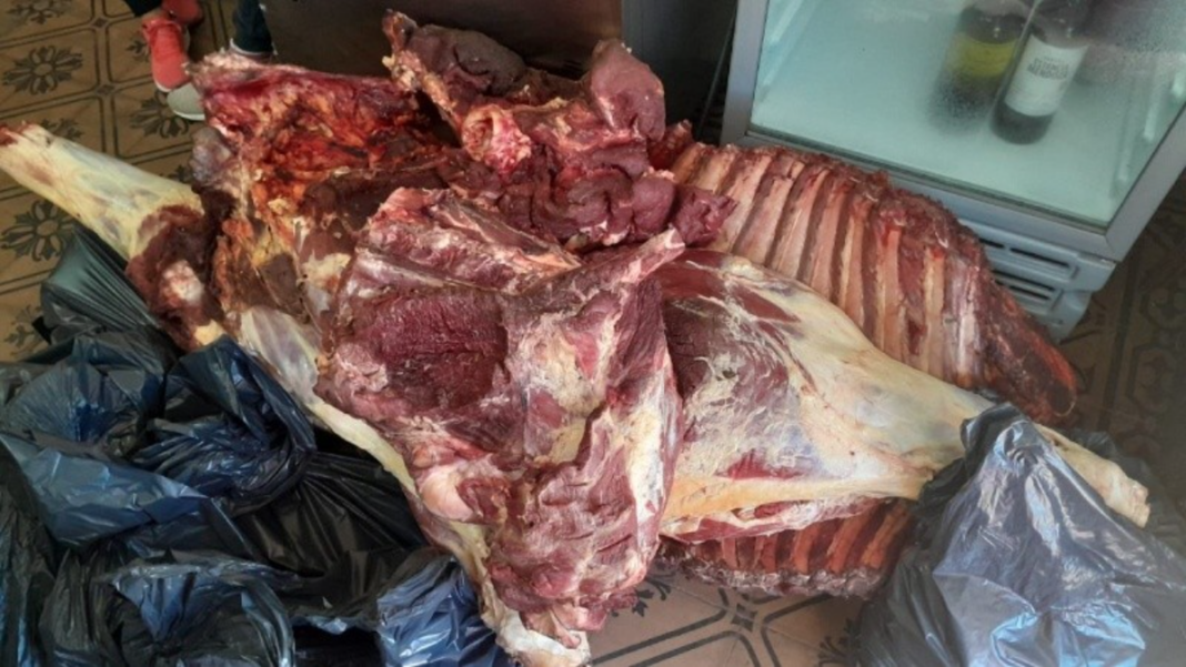 Carnicería en Serodino donde se hallaron drogas en un freezer