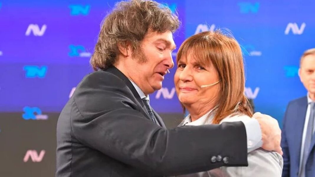 Patricia Bullrich y Maximiliano Pullaro en eventos políticos separados
