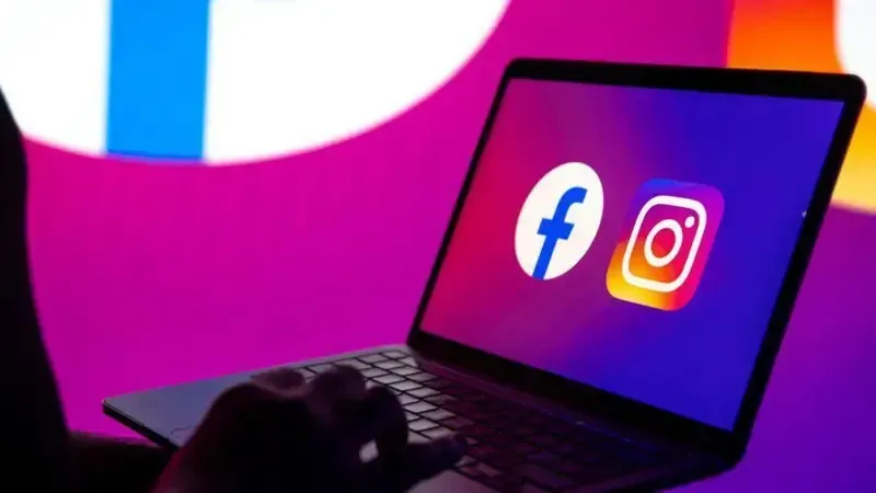 Pantalla de error en Instagram y Facebook durante la caída global