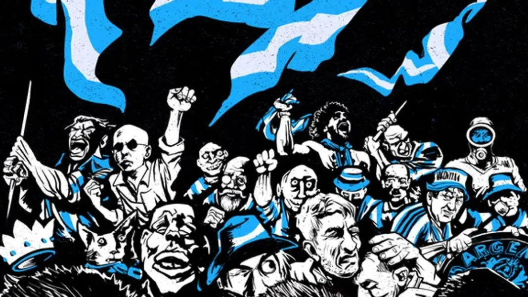 Ilustración de la CONMEBOL con la frase 