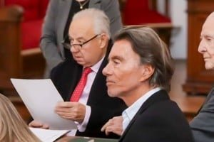 Reunión entre la Corte Suprema de Justicia y diputados en el Palacio de Tribunales de Santa Fe