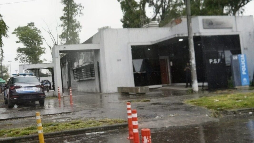 Escena del crimen en barrio Moderno de Rosario