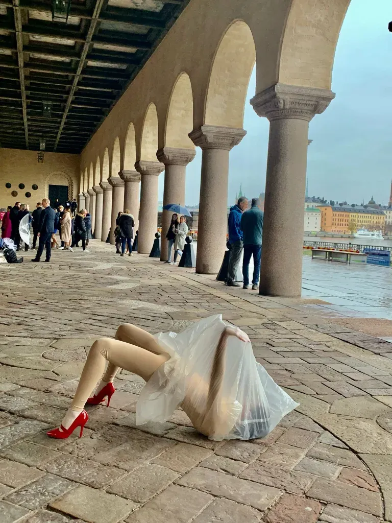 Elenco de Cuba Ballet Rosario durante ensayo de la obra Resto