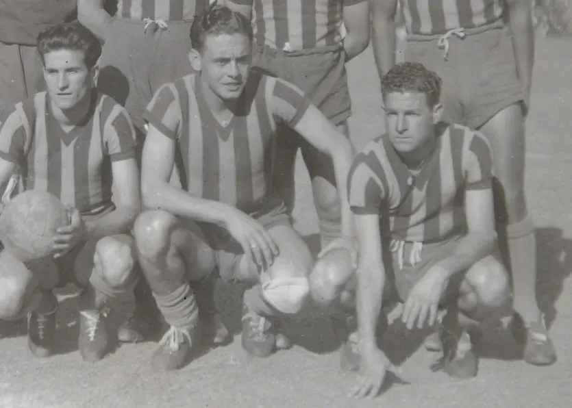 Juan Eduardo Hohberg con la camiseta de Rosario Central