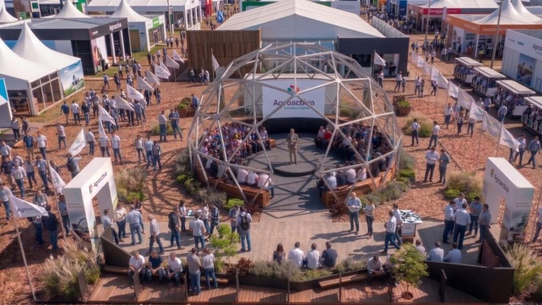 Vista aérea de Alvear con parques productivos y vías de acceso