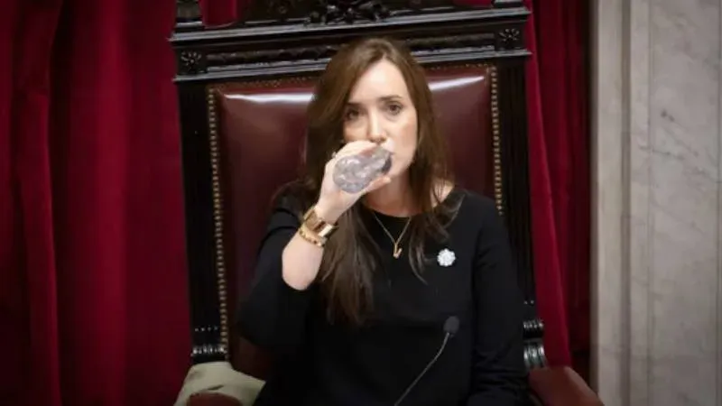 Diana de Stefani, madre de Victoria Villarruel, en una entrevista radial