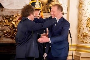 Reunión entre Javier Milei y Diego Santilli en la Quinta de Olivos