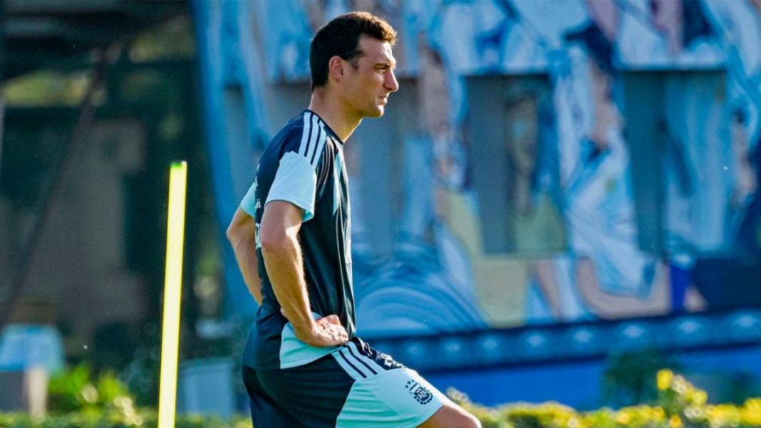 Entrenamiento de la selección argentina en Estados Unidos