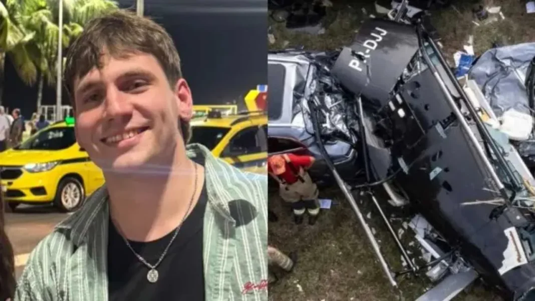Gaspar 'Gaspi' Prim Díaz, influencer y youtuber argentino fallecido en colisión de helicópteros en Río de Janeiro