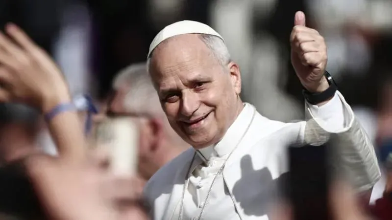Papa León XIV en el Vaticano