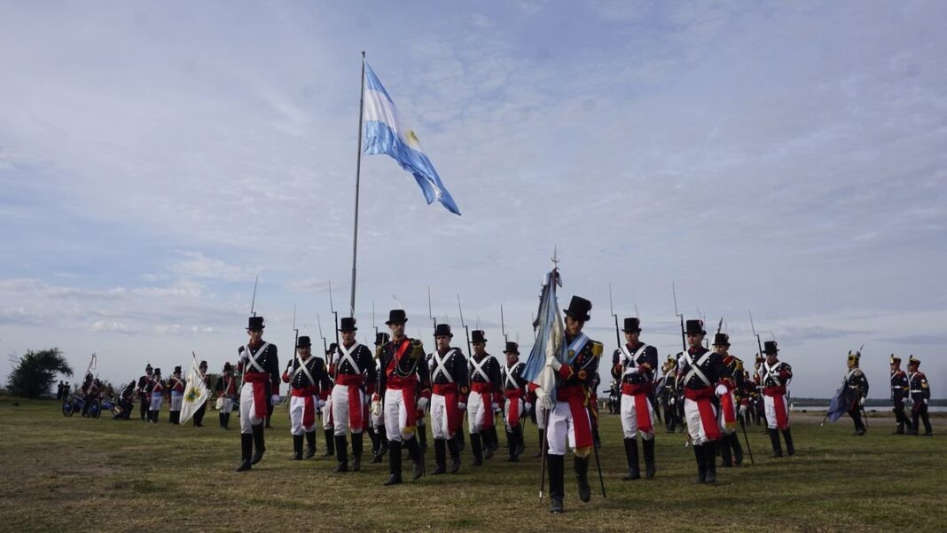 Acto oficial por los 180 años de la batalla de Punta Quebracho en Puerto General San Martín