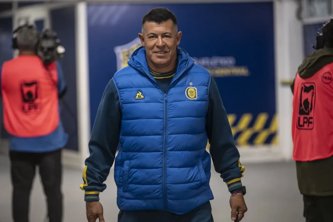 Jugadores de Rosario Central en entrenamiento